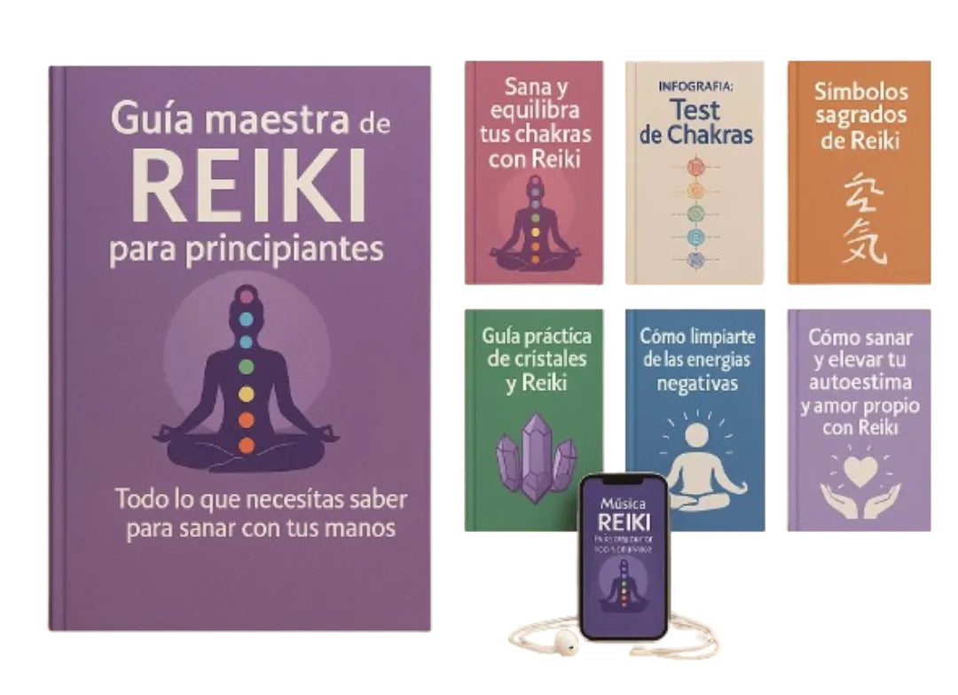 Guía Maestra de REIKI para principiantes: Todo lo que necesitas saber para sanar con tus manos